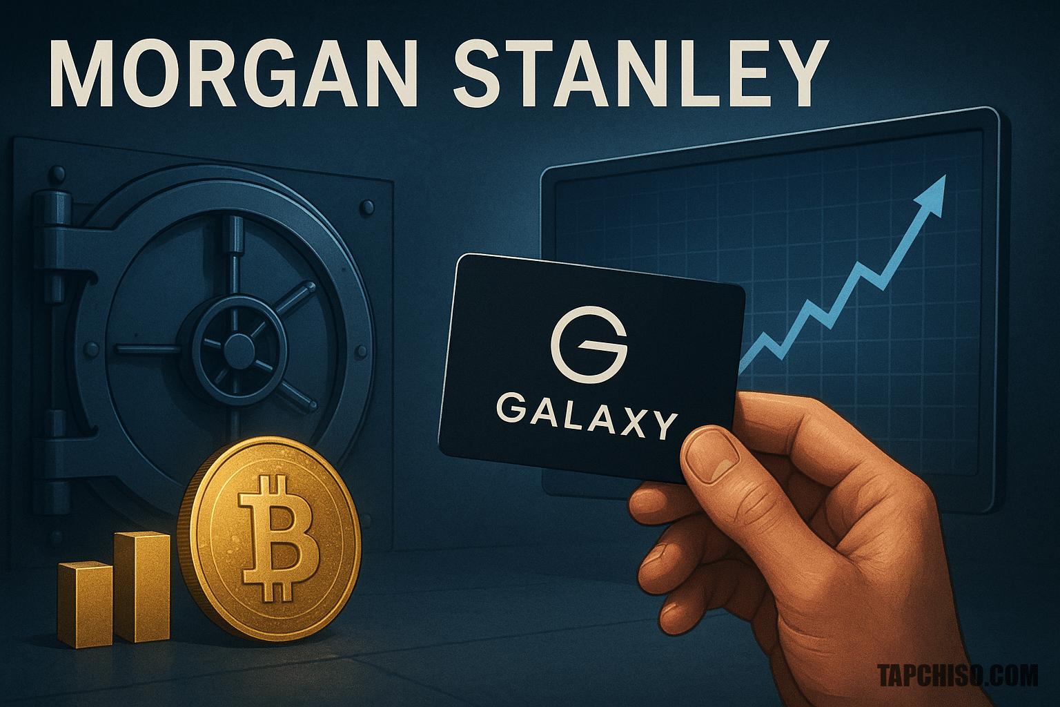 Morgan Stanley và Galaxy cho vay crypto cho khách siêu Morgan Stanley và Galaxy cho vay crypto cho khách siêu giàu dùng ETP