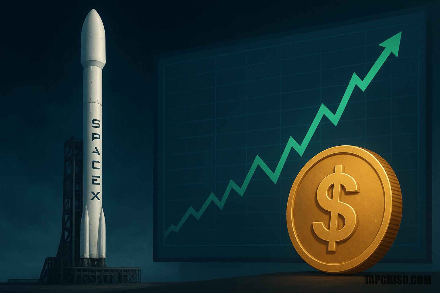 SpaceX định giá IPO ở 135 USD/cổ phiếu trước thương SpaceX định giá IPO ở 135 USD/cổ phiếu trước thương vụ 75 tỷ USD