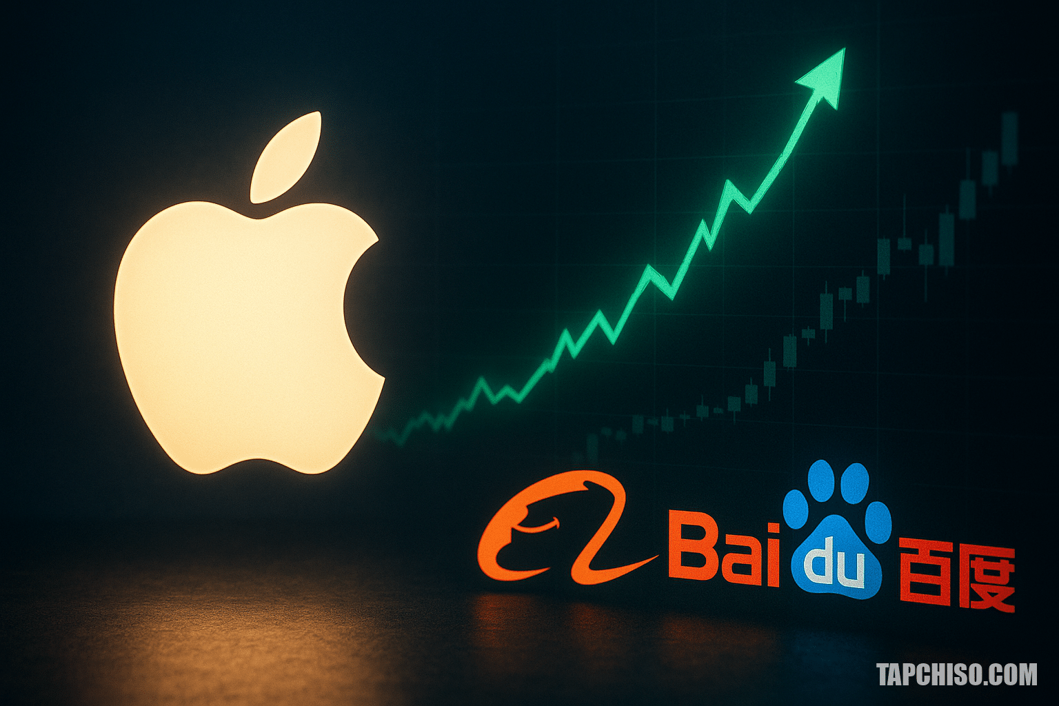 Apple hợp tác AI đẩy cổ phiếu Alibaba, Baidu tăng Apple hợp tác AI đẩy cổ phiếu Alibaba, Baidu tăng mạnh