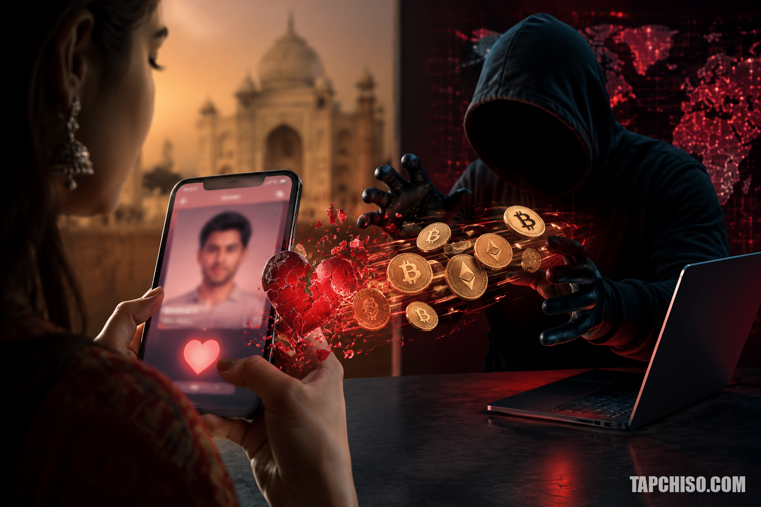 Cư dân Ahmedabad mất 81.700 USD do lừa đảo crypto Cư dân Ahmedabad mất 81.700 USD do lừa đảo crypto qua app mai mối