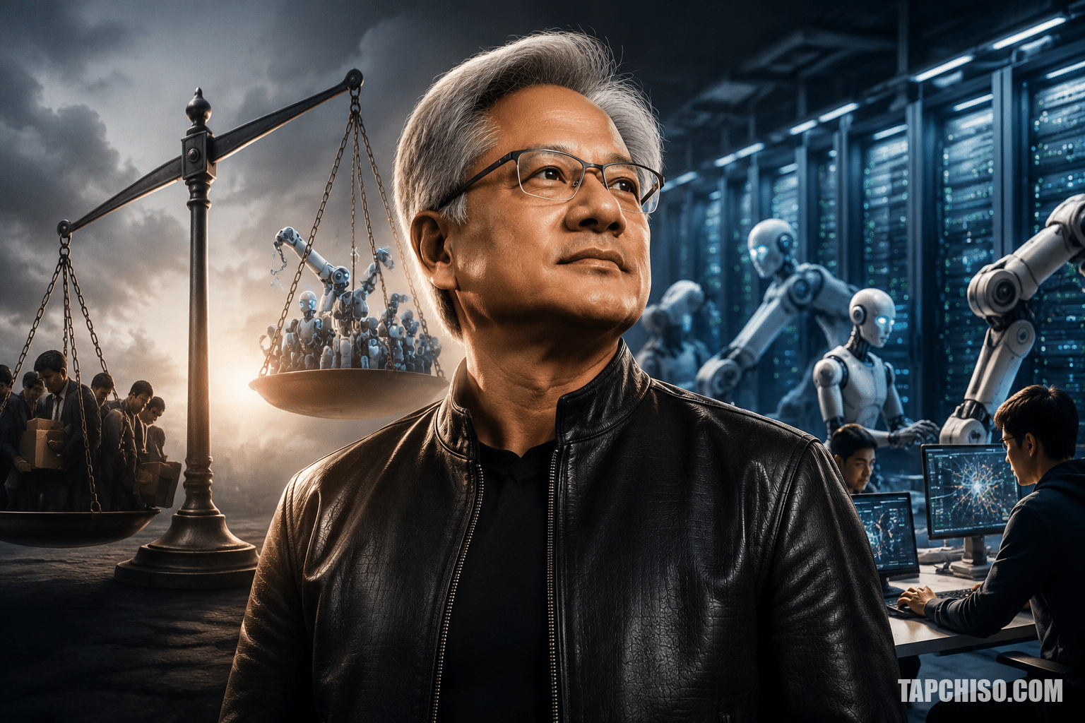 Jensen Huang: Lo ngại AI gây mất việc là hoàn Jensen Huang: Lo ngại AI gây mất việc là hoàn toàn sai lầm