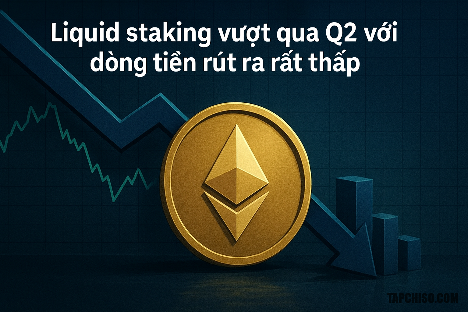 Liquid staking vượt qua Q2 với dòng tiền rút ra Liquid staking vượt qua Q2 với dòng tiền rút ra rất thấp
