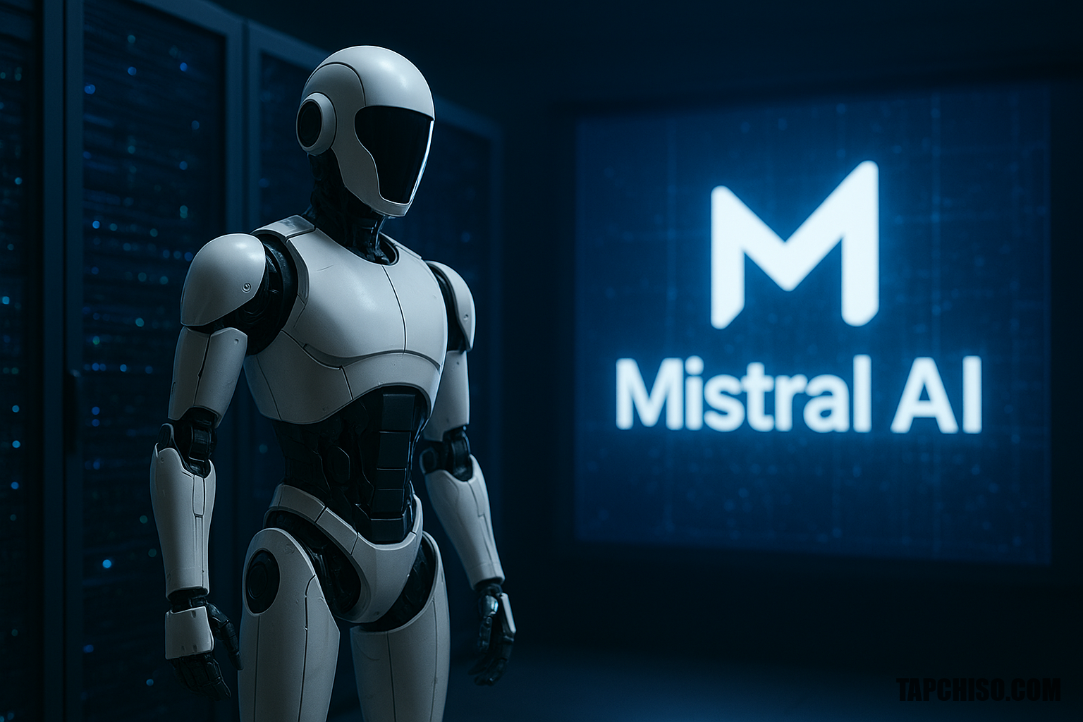 Mistral AI ra mắt mô hình robot trong bước đẩy Mistral AI ra mắt mô hình robot trong bước đẩy AI vật lý