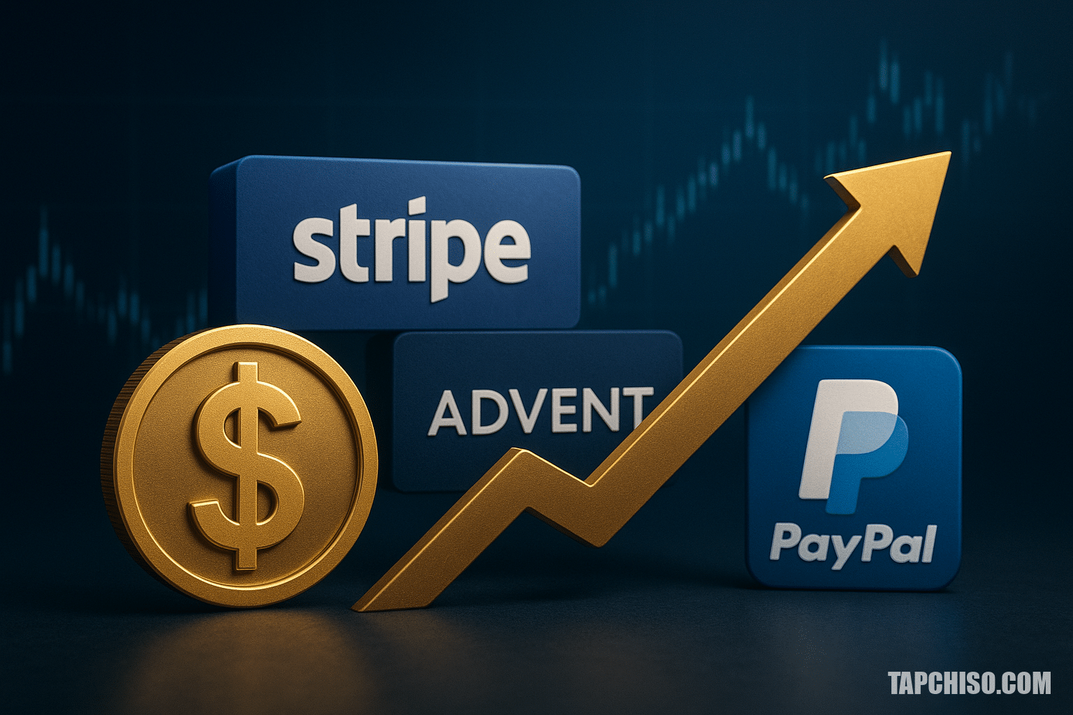 Stripe, Advent chào mua PayPal với giá 53 tỷ USD: Stripe, Advent chào mua PayPal với giá 53 tỷ USD: Báo cáo