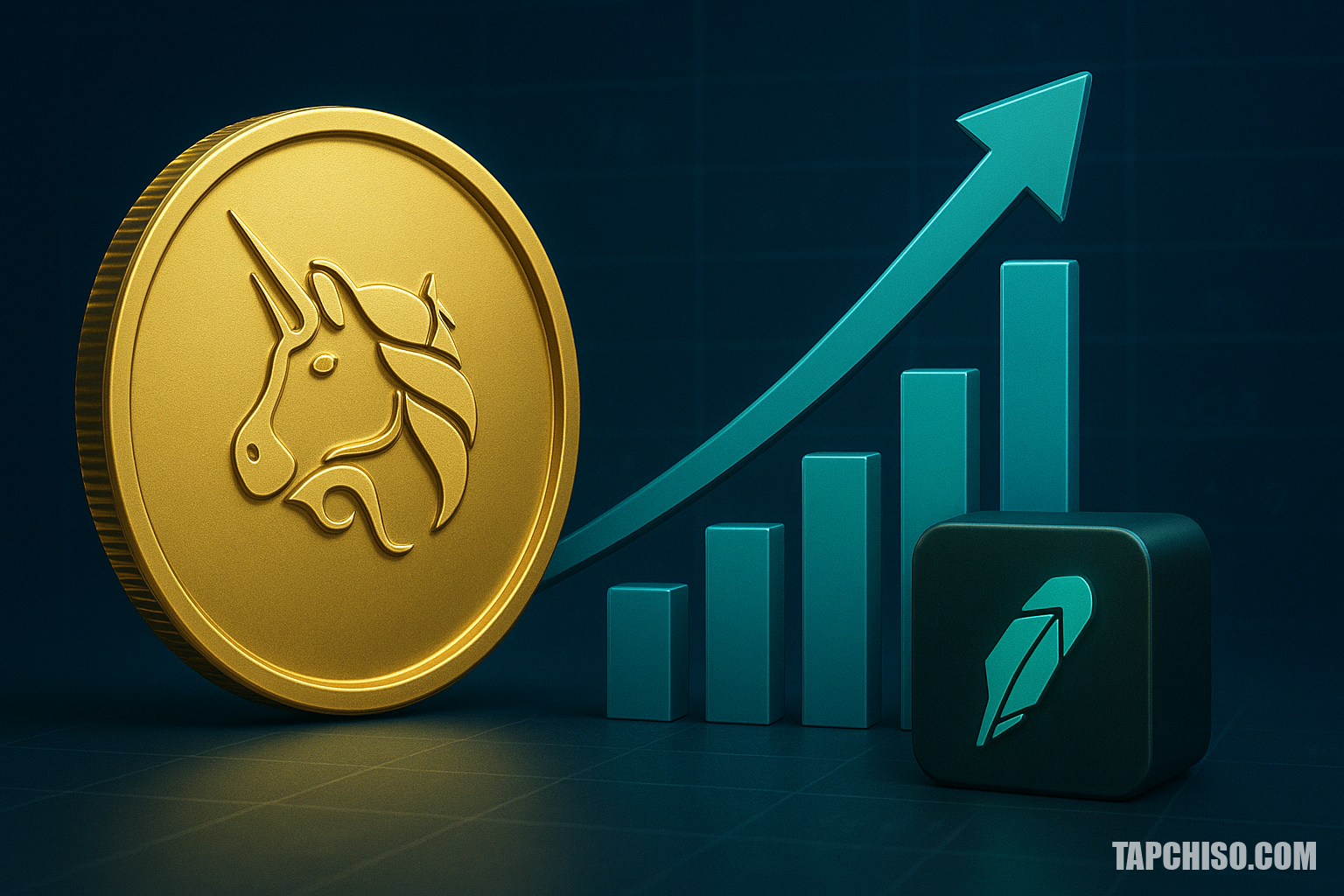 Uniswap đạt 5,2 triệu USD phí ngày khi Robinhood Chain Uniswap đạt 5,2 triệu USD phí ngày khi Robinhood Chain thúc đẩy tăng trưởng