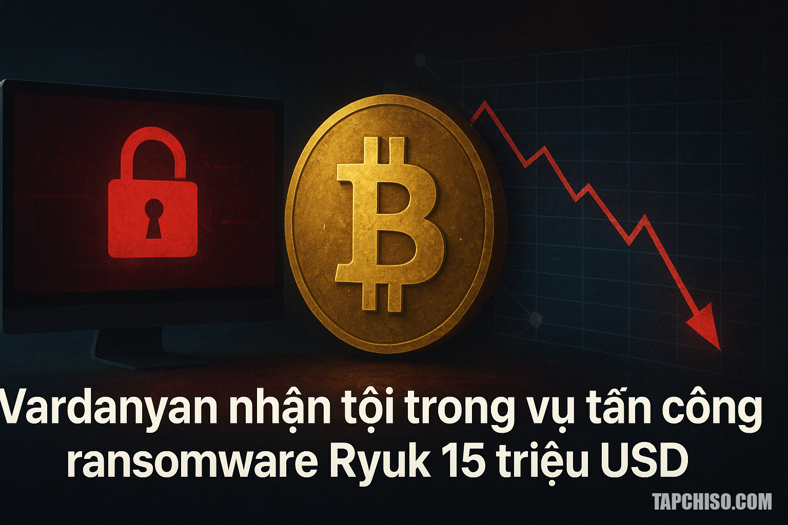 Vardanyan nhận tội trong vụ tấn công ransomware Ryuk 15 Vardanyan nhận tội trong vụ tấn công ransomware Ryuk 15 triệu USD