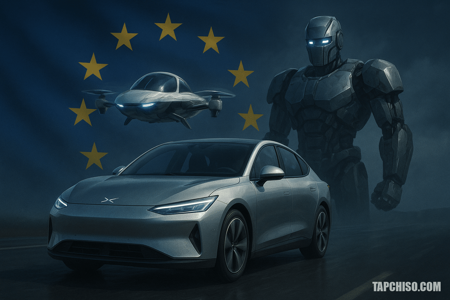 Xpeng của Trung Quốc đưa xe giá rẻ sang châu Xpeng của Trung Quốc đưa xe giá rẻ sang châu Âu, có robot và xe bay