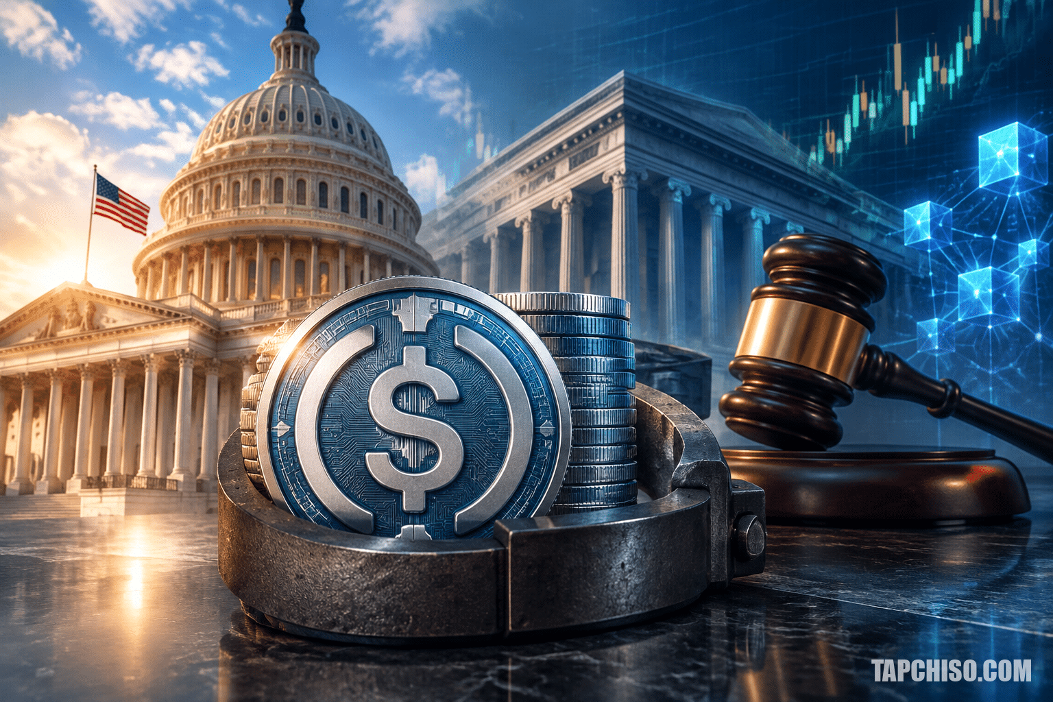 Ngân hàng Mỹ thúc Thượng viện siết thưởng stablecoin trước Ngân hàng Mỹ thúc Thượng viện siết thưởng stablecoin trước CLARITY