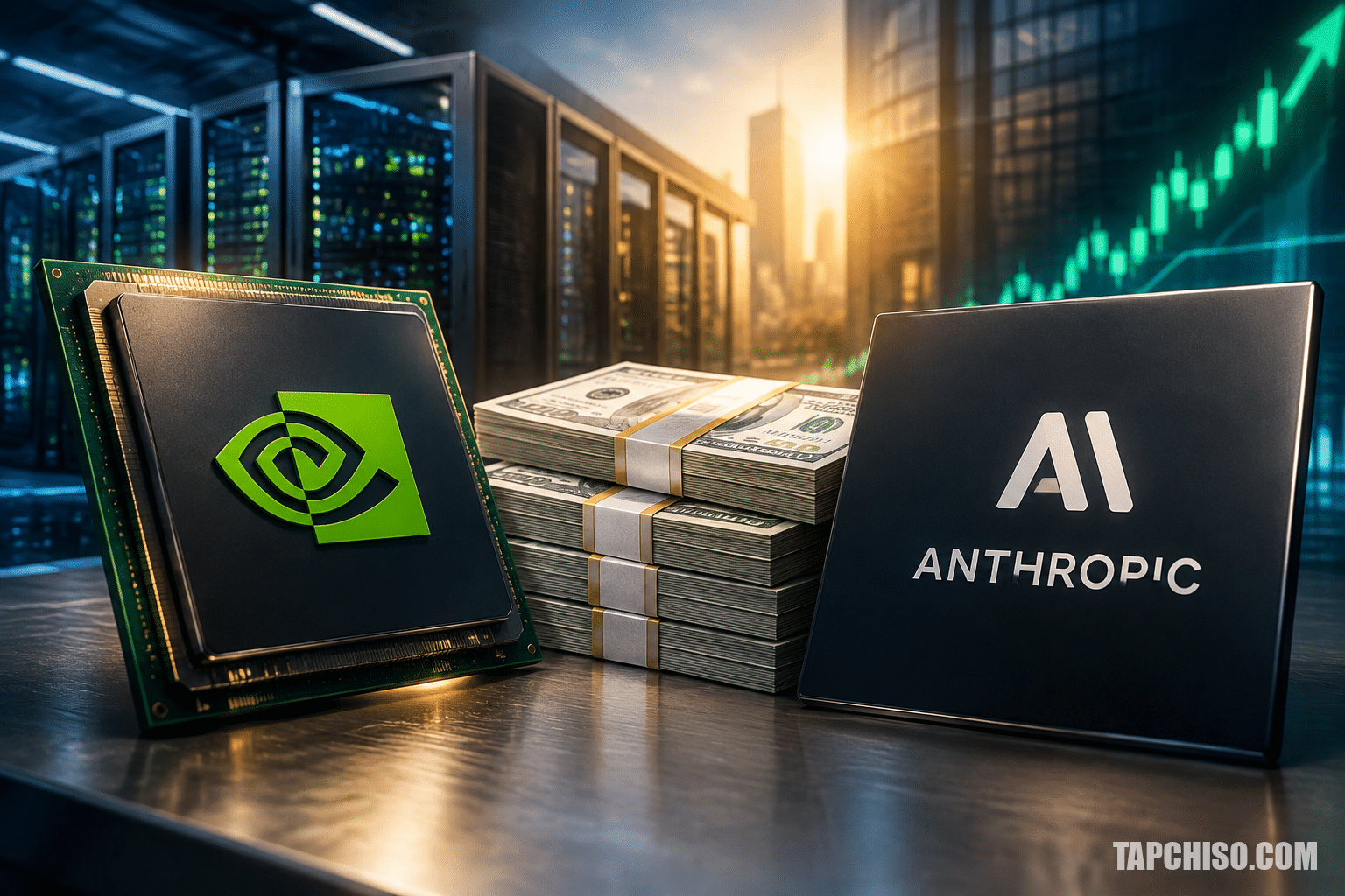 Nvidia có thể đầu tư 10 tỷ USD vào Anthropic Nvidia có thể đầu tư 10 tỷ USD vào Anthropic trước IPO