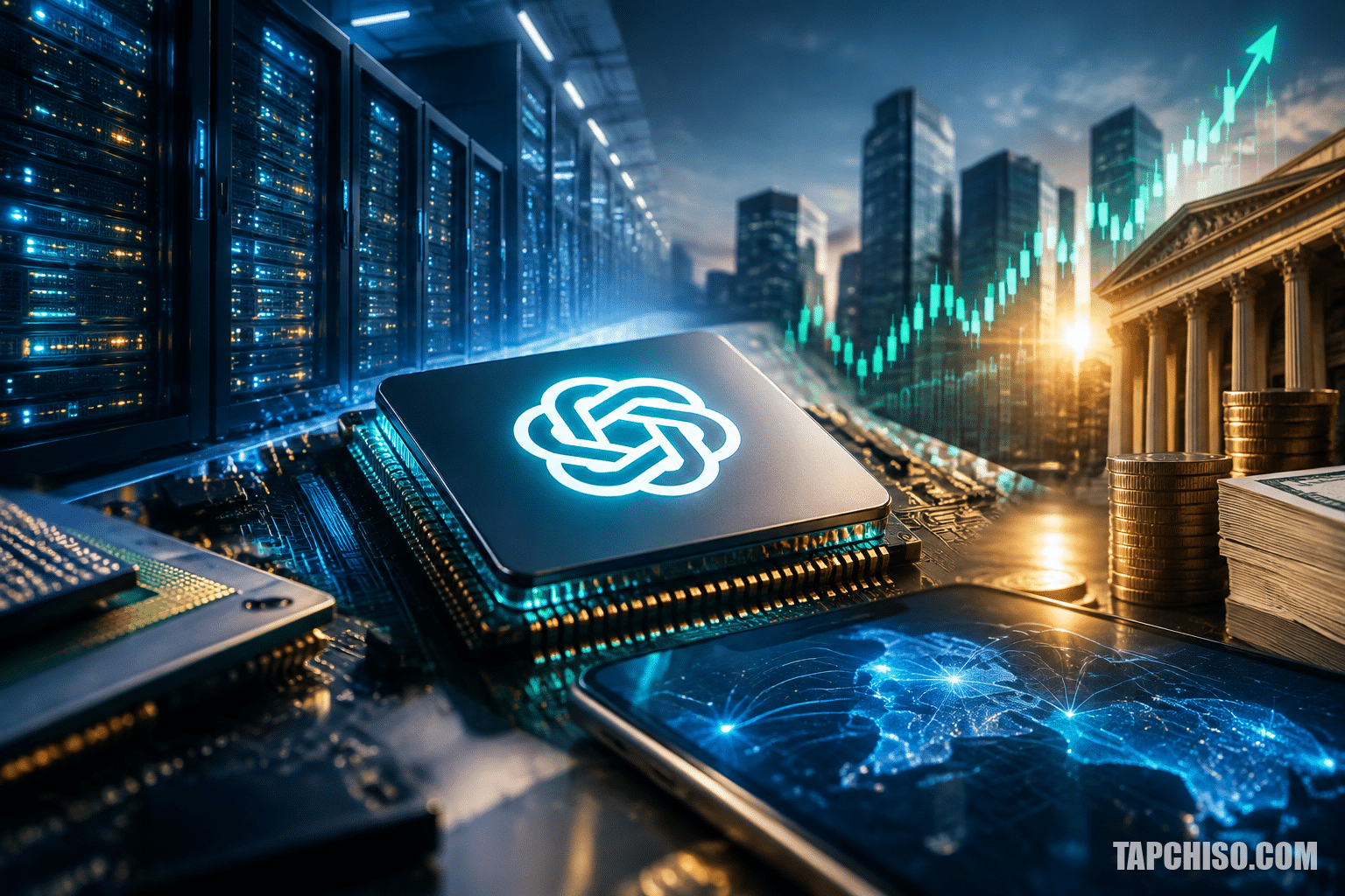 OpenAI đẩy mạnh tính phí theo tác vụ khi mở OpenAI đẩy mạnh tính phí theo tác vụ khi mở rộng sang chip và tài chính