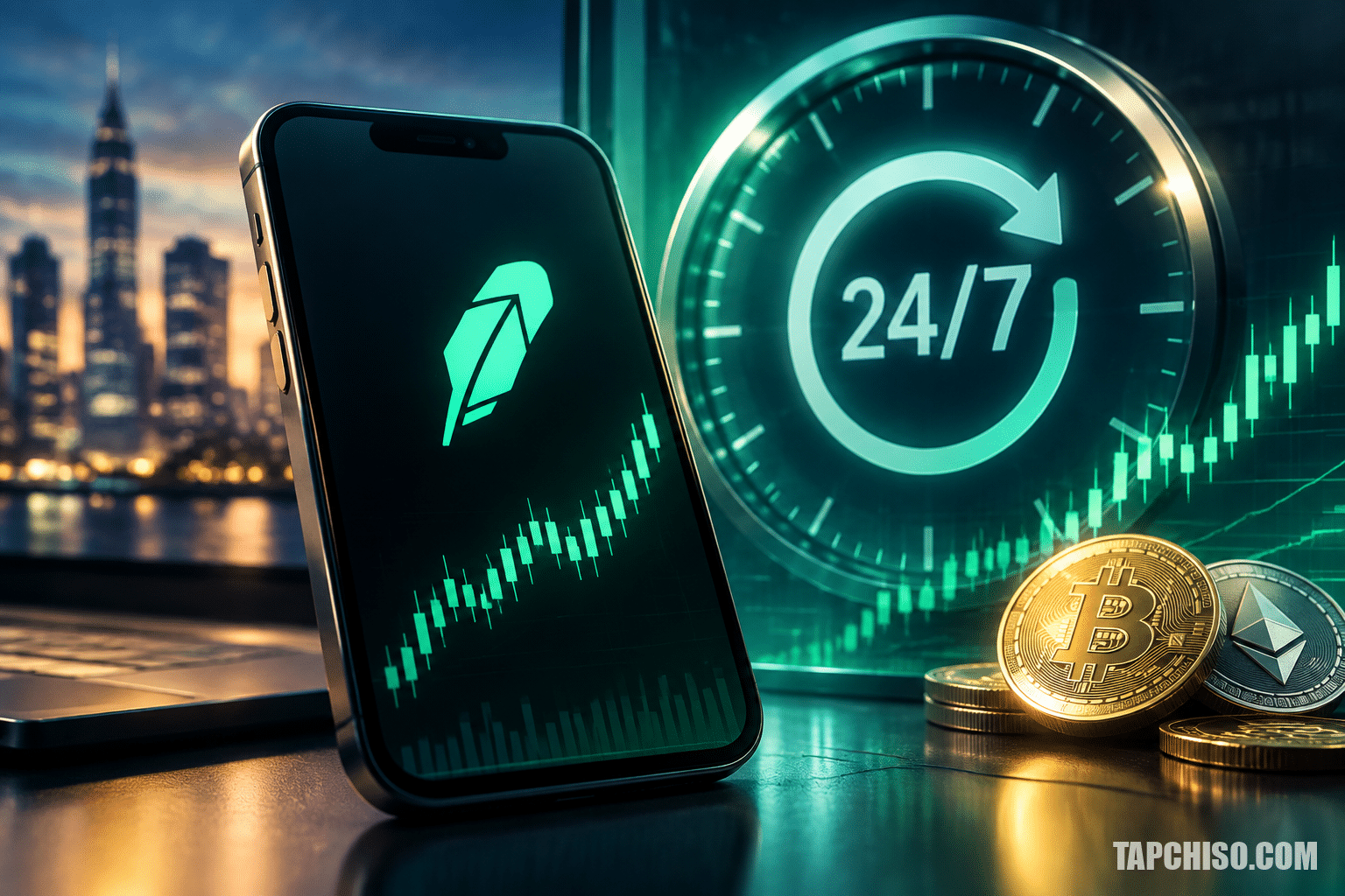 Robinhood lên kế hoạch giao dịch cổ phiếu 24/7 theo Robinhood lên kế hoạch giao dịch cổ phiếu 24/7 theo giờ crypto