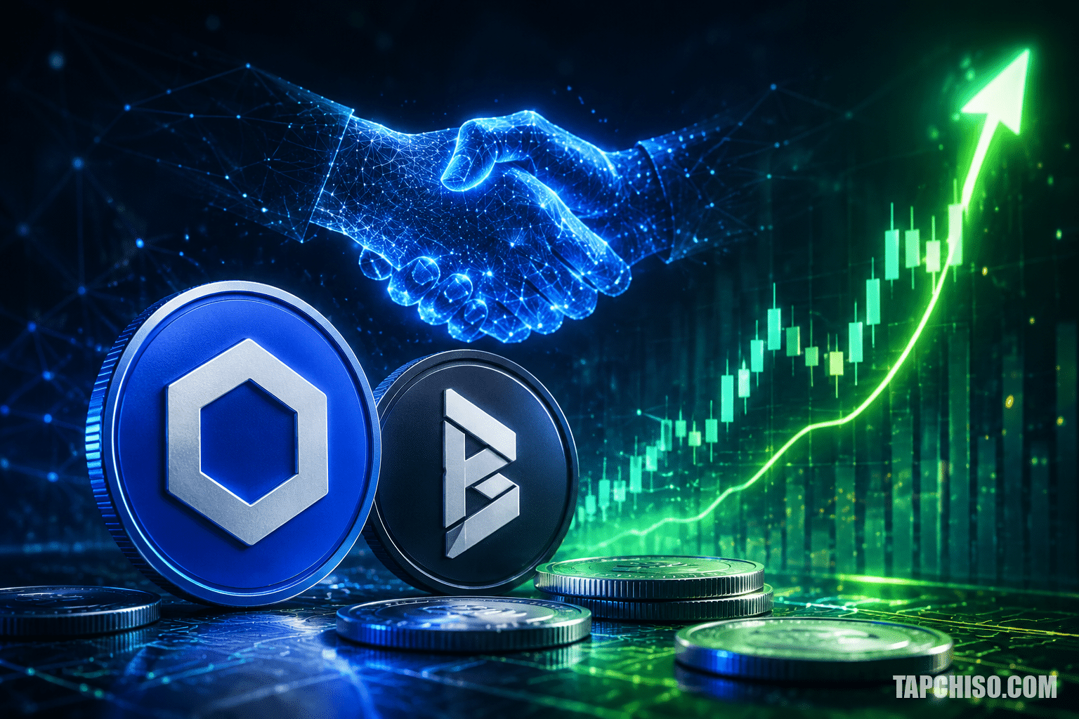 Thỏa thuận Chainlink-Bottomline đẩy giá LINK tăng ҡар Thỏa thuận Chainlink-Bottomline đẩy giá LINK tăng ҡар