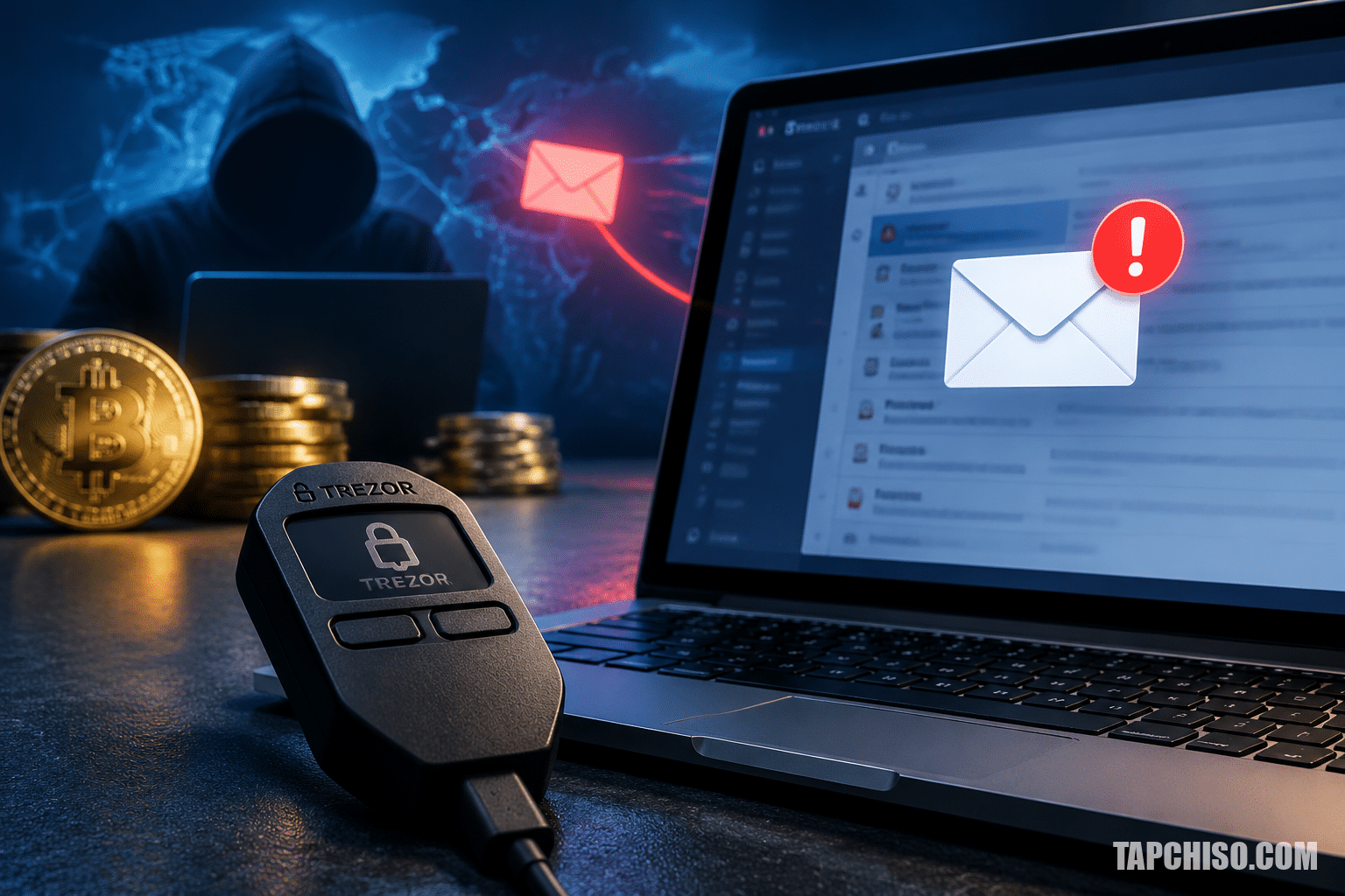 Trezor cảnh báo sau vụ lừa đảo email từ nhà Trezor cảnh báo sau vụ lừa đảo email từ nhà cung cấp