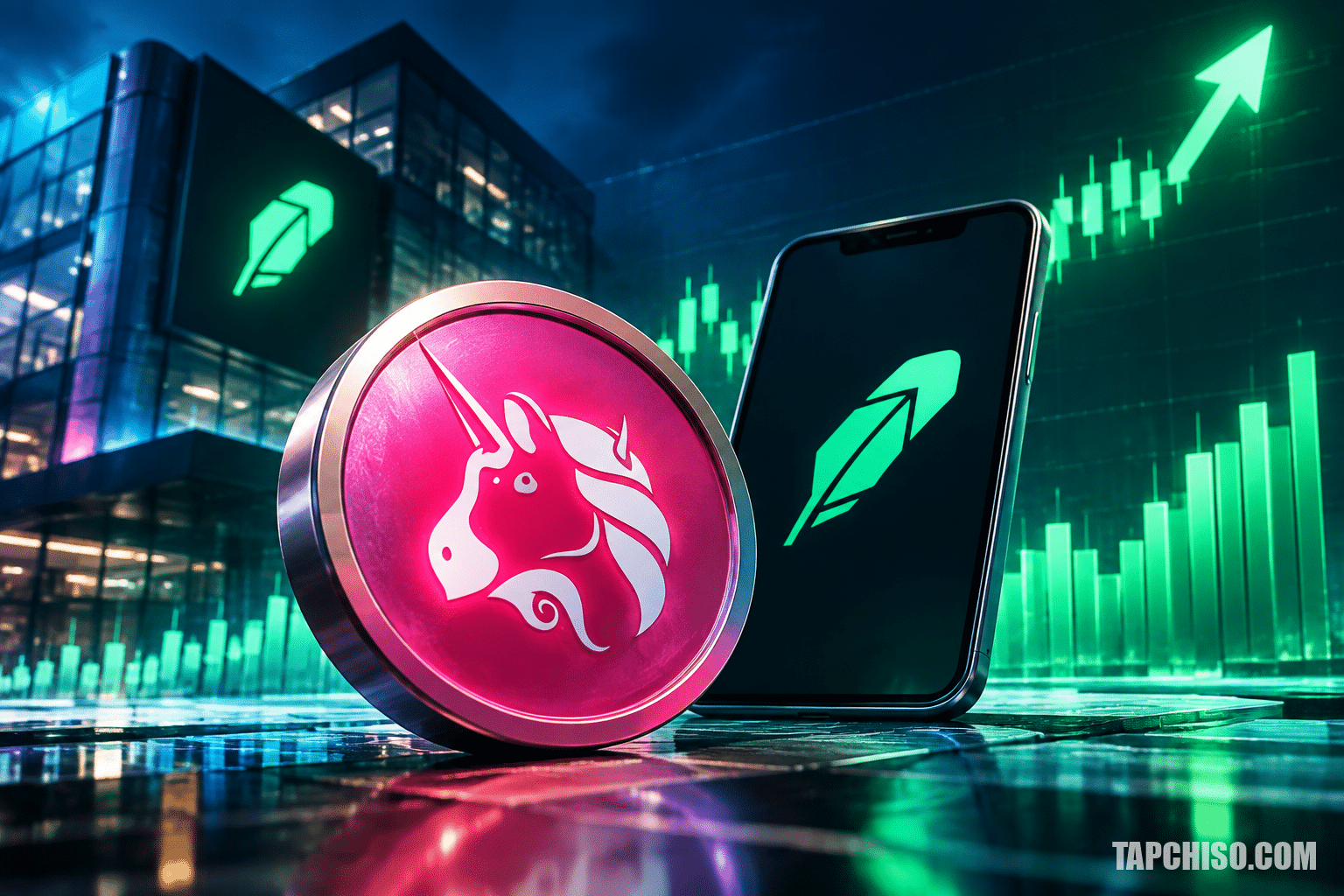 UNI tăng 39% khi khối lượng Robinhood Chain lập kỷ UNI tăng 39% khi khối lượng Robinhood Chain lập kỷ lục