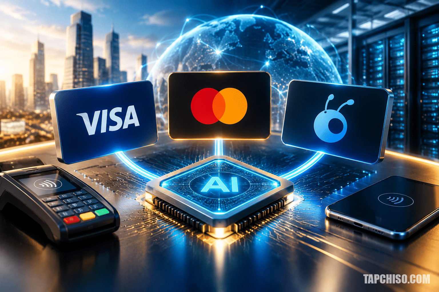 Visa, Mastercard và Ant xây khung tin cậy cho thanh Visa, Mastercard và Ant xây khung tin cậy cho thanh toán AI