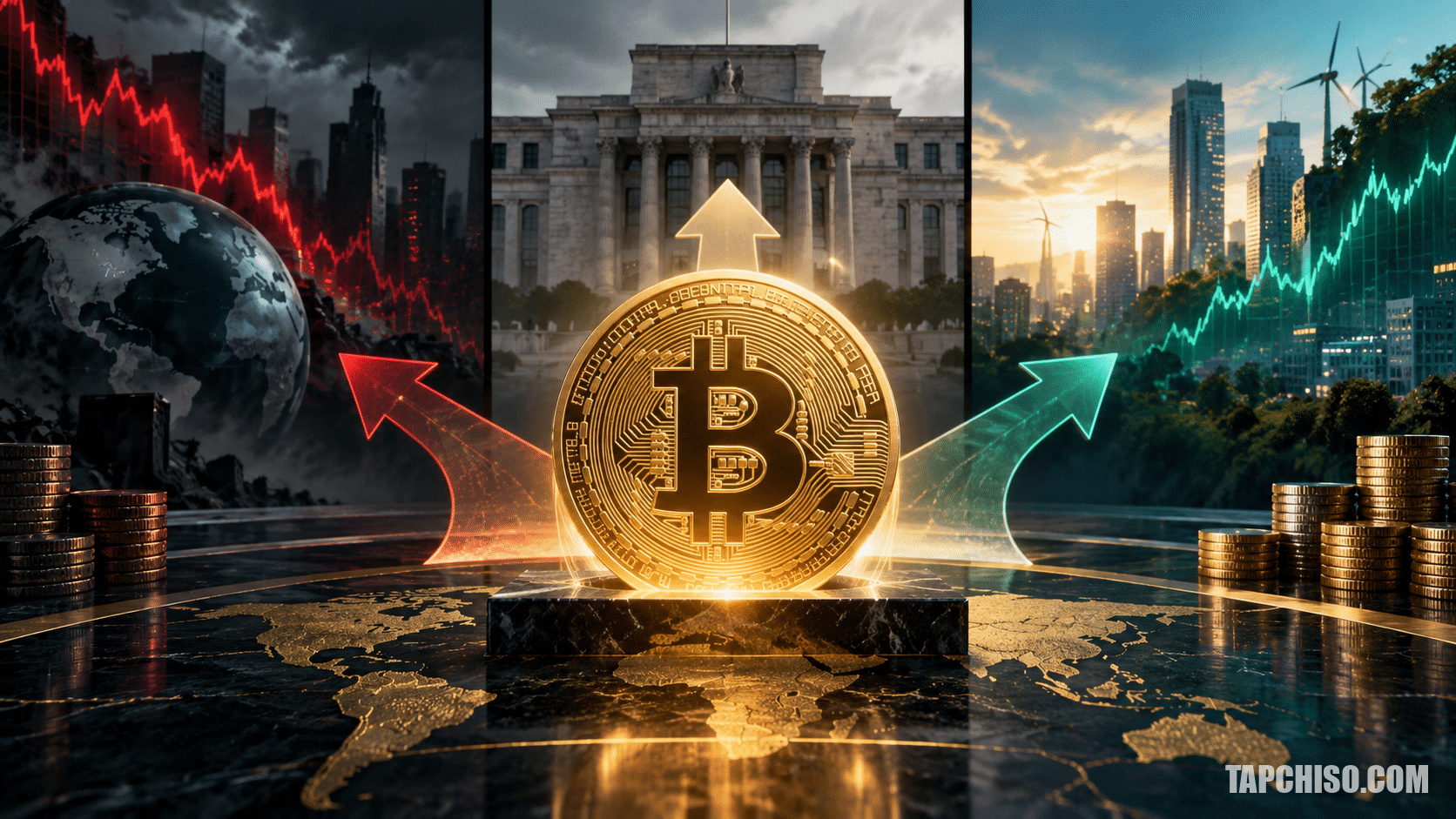 CIO Bitwise: Bitcoin thắng thế trong cả 3 kịch bản CIO Bitwise: Bitcoin thắng thế trong cả 3 kịch bản kinh tế