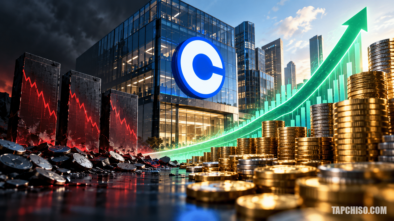 Coinbase lãi 719 triệu USD, chấm dứt 3 quý thua Coinbase lãi 719 triệu USD, chấm dứt 3 quý thua lỗ liên tiếp