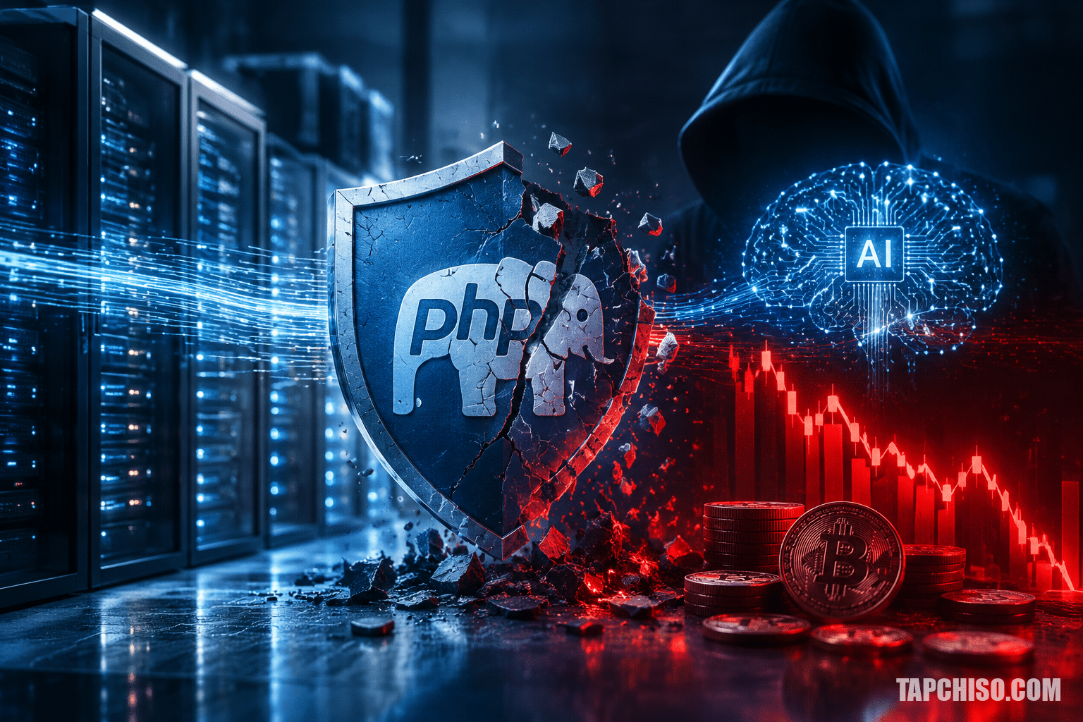 Lỗ hổng PHP2Shell ghi nhận hàng triệu lượt tấn công Lỗ hổng PHP2Shell ghi nhận hàng triệu lượt tấn công khi AI thúc đẩy khai thác